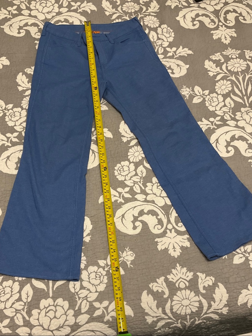 Tory Burch Blue Wide-Leg Jeans